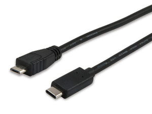 Cable USB 2.0 C a Micro-B, M/M, 1,0m