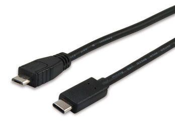 Cable USB 2.0 C a Micro-B, M/M, 1,0m
