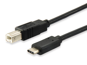 Cable USB 2.0 C a B, M/M, 1,0m