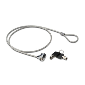 EW1242 cable antirrobo Negro, Acero inoxidable 1,5 m