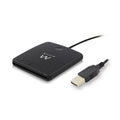EW1052 lector de tarjeta inteligente USB USB 2.0 Negro