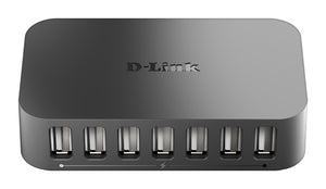 DUB-H7 USB 2.0 Type-B 480 Mbit/s Negro