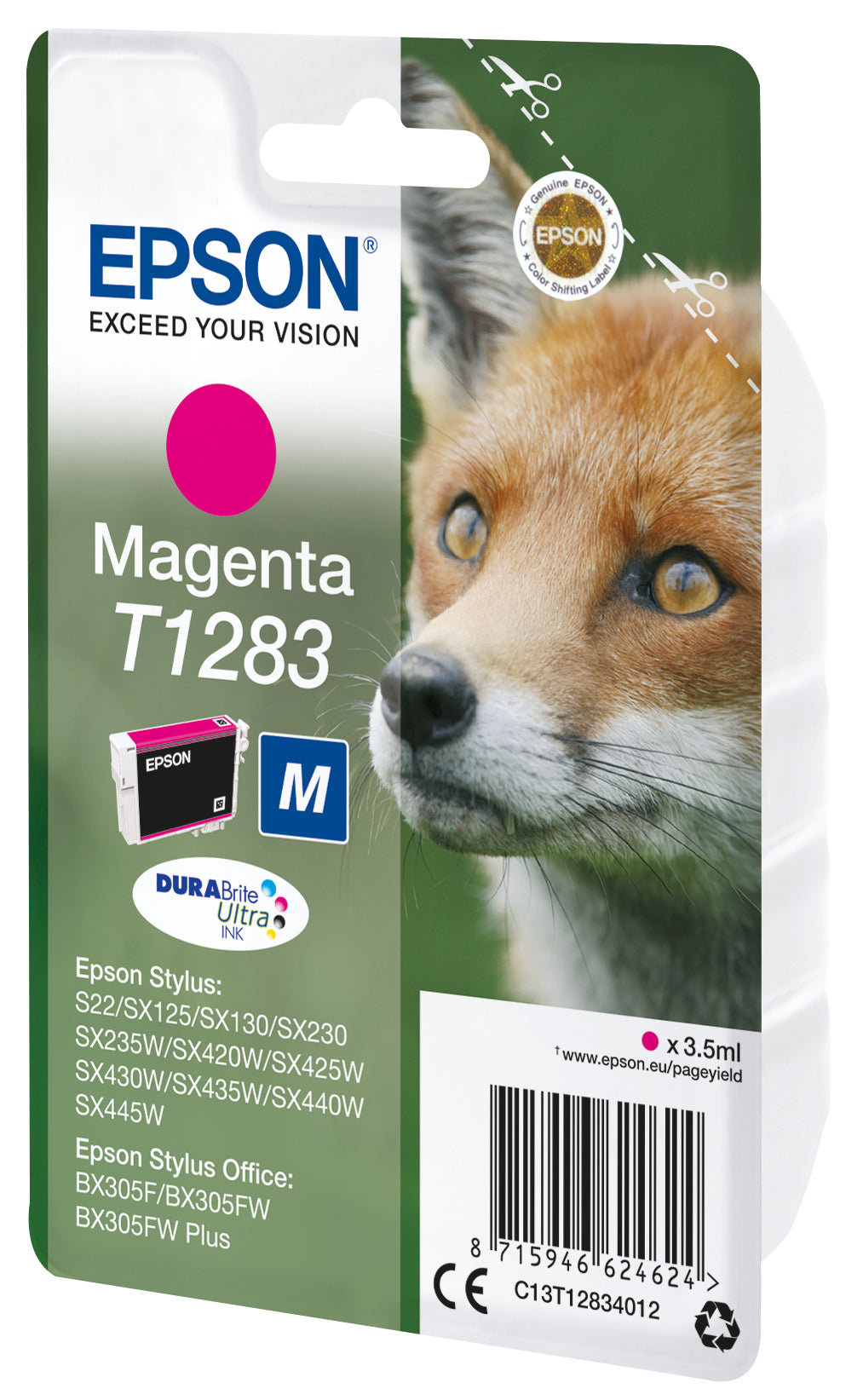 Fox Tinta magenta T1283 DURABrite Ultra Zorro