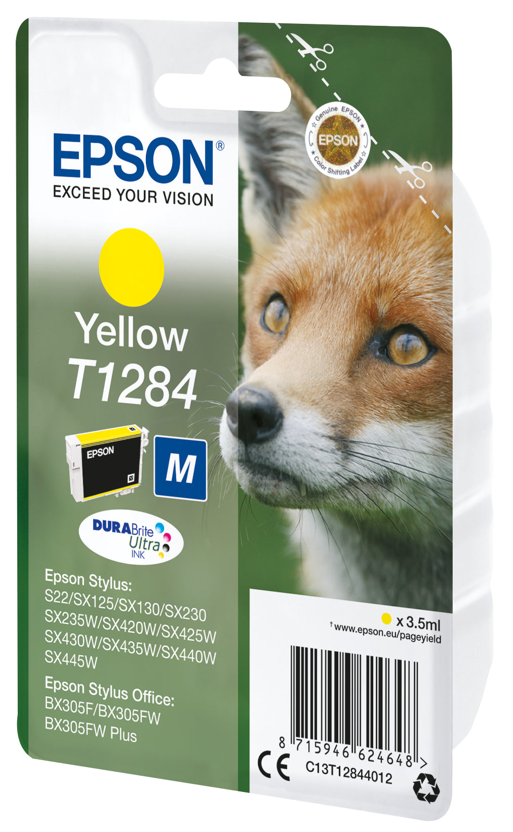 Fox Tinta amarilla T1284 DURABrite Ultra Zorro