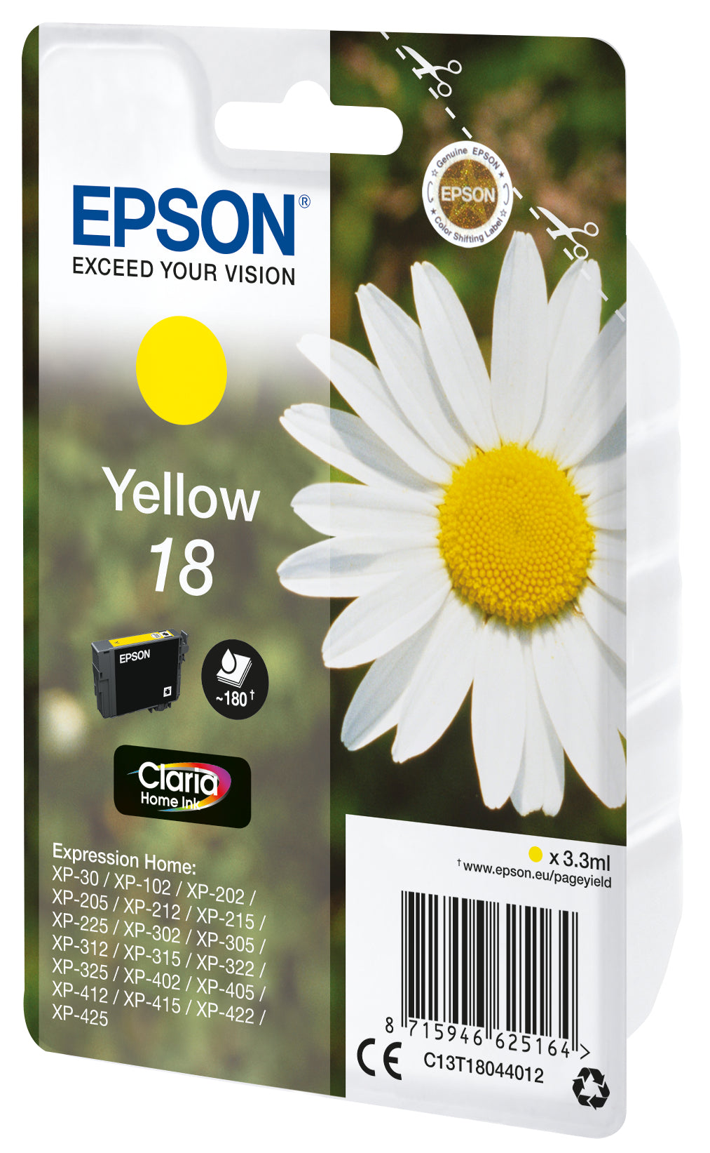 Daisy Cartucho 18 amarillo