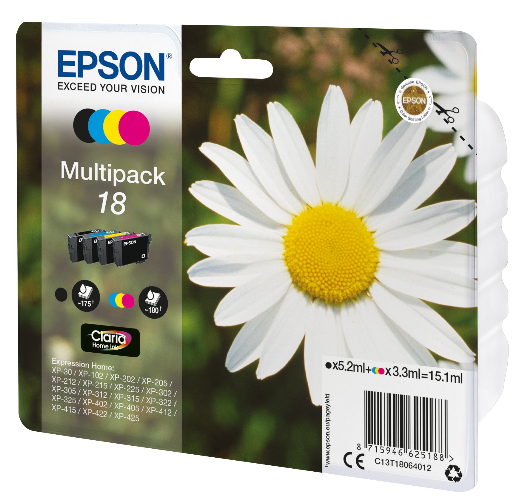 Daisy Multipack 18 4 colores (etiqueta RF)
