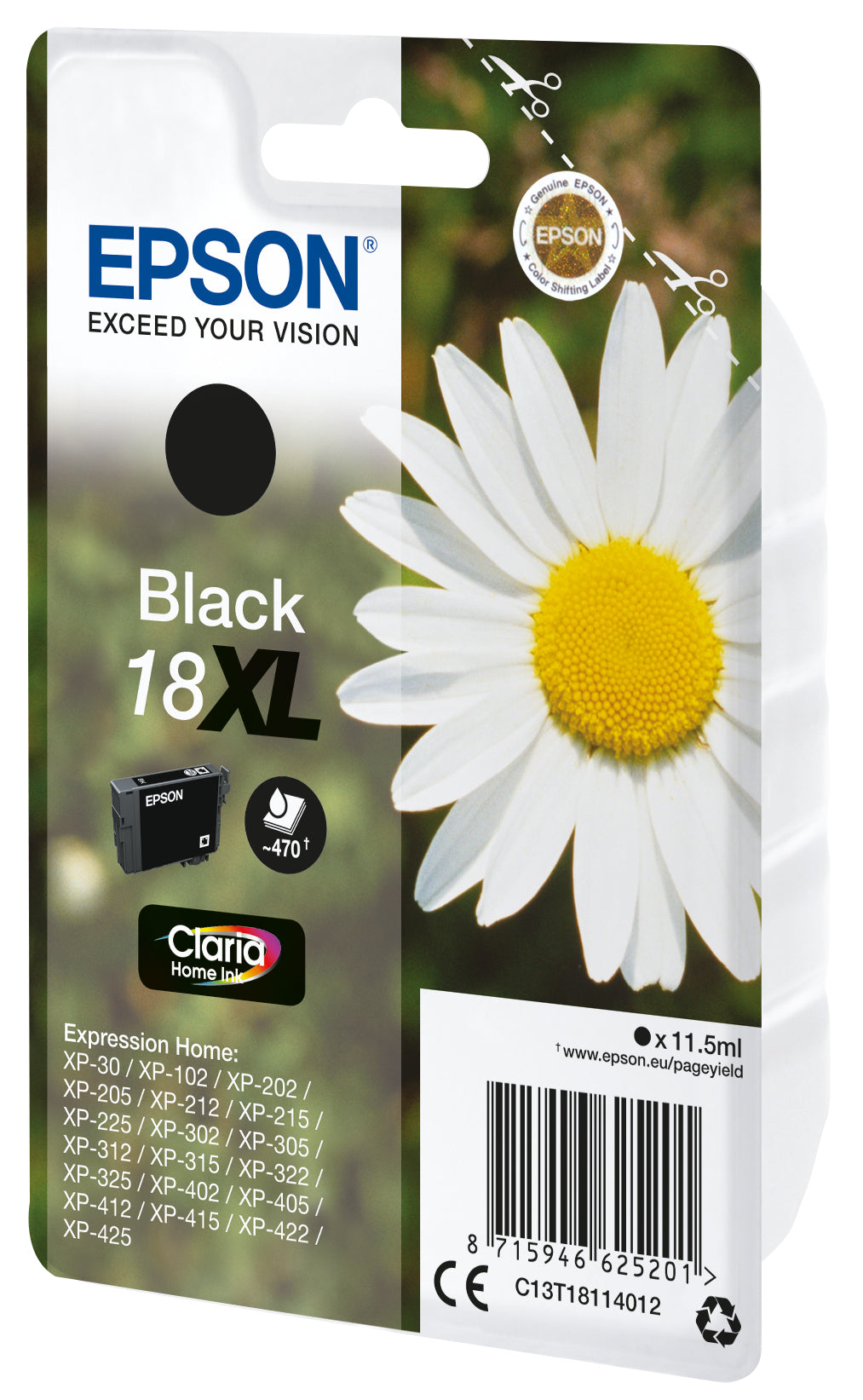 Daisy Cartucho 18XL negro (etiqueta RF)
