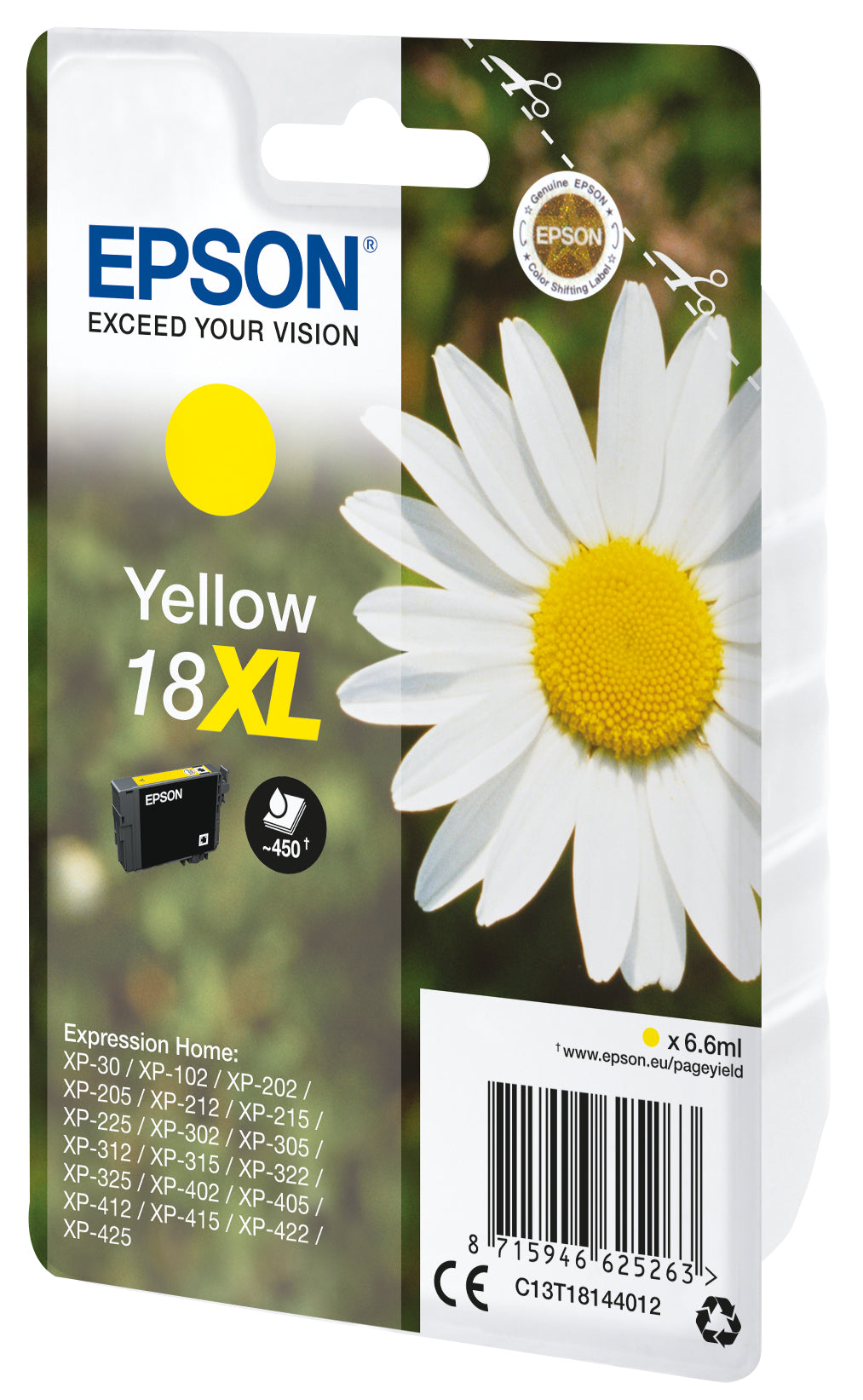 Daisy Cartucho 18XL amarillo