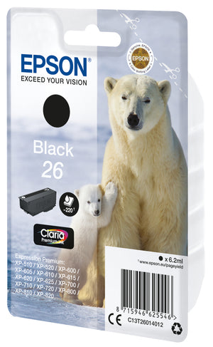 Polar bear Cartucho 26 negro