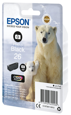 Polar bear Cartucho 26 negro foto