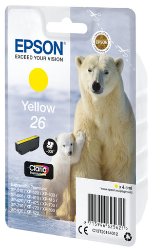 Polar bear Cartucho 26 amarillo