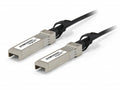 DAC-0101 Cable de fibra óptica e InfiniBand 1 m SFP+ Negro, Acero inoxidable