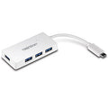 TUC-H4E hub de interfaz USB 3.2 Gen 1 (3.1 Gen 1) Type-C 5000 Mbit/s Blanco