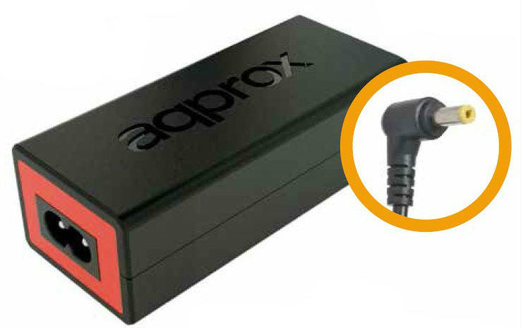 appA09 adaptador e inversor de corriente Interior 90 W Negro, Rojo