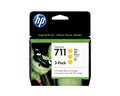 Pack de ahorro de 3 cartuchos de tinta DesignJet 711 amarillo de 29 ml