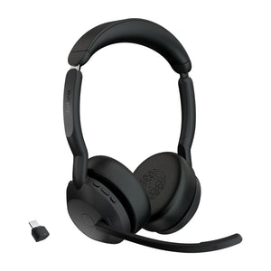 Evolve2 55 Auriculares Inalámbrico Diadema Oficina/Centro de llamadas USB Tipo C Bluetooth Base de carga