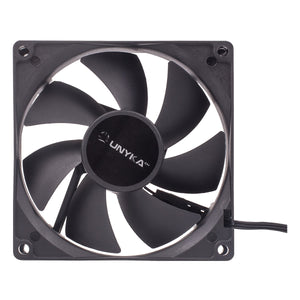 90 mm Carcasa del ordenador Ventilador 9 cm Negro
