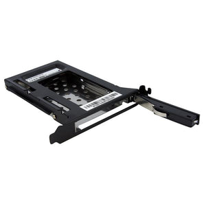 Bahía de Disco Duro Removible SATA de 2.5" para Ranura de Expansión de Ordenador - Adaptador de Bahía - Negro