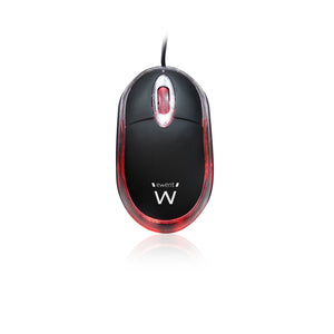EW3174 ratón USB tipo A Óptico 1000 DPI Ambidextro