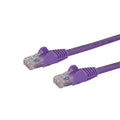 Cable de Red de 1m Púrpura Cat6 UTP Ethernet Gigabit RJ45 sin Enganches