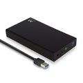 EW7056 caja para disco duro externo Caja de disco duro (HDD) Negro 3.5"