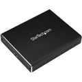 Caja de Dos Bahías M.2 NGFF - USB 3.1 (10Gbps) - RAID - Caja Externa USB-C y USB-A de Aluminio