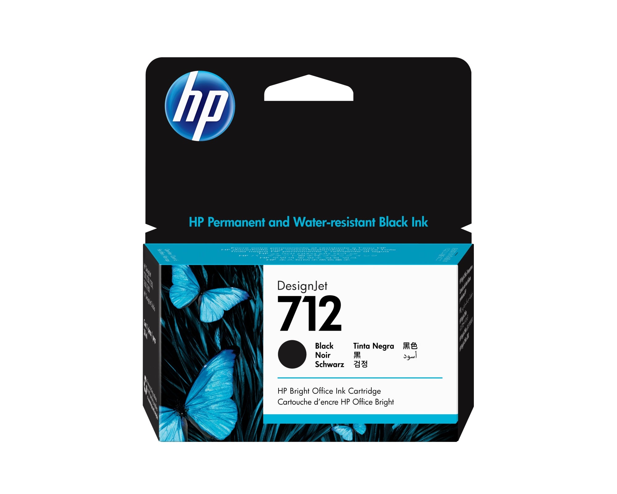 Cartucho de Tinta DesignJet 712 negro de 38 ml