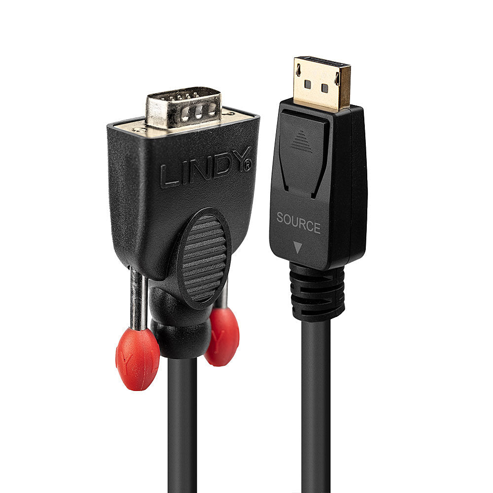 41941 adaptador de cable de vídeo 1 m DisplayPort VGA (D-Sub) Negro