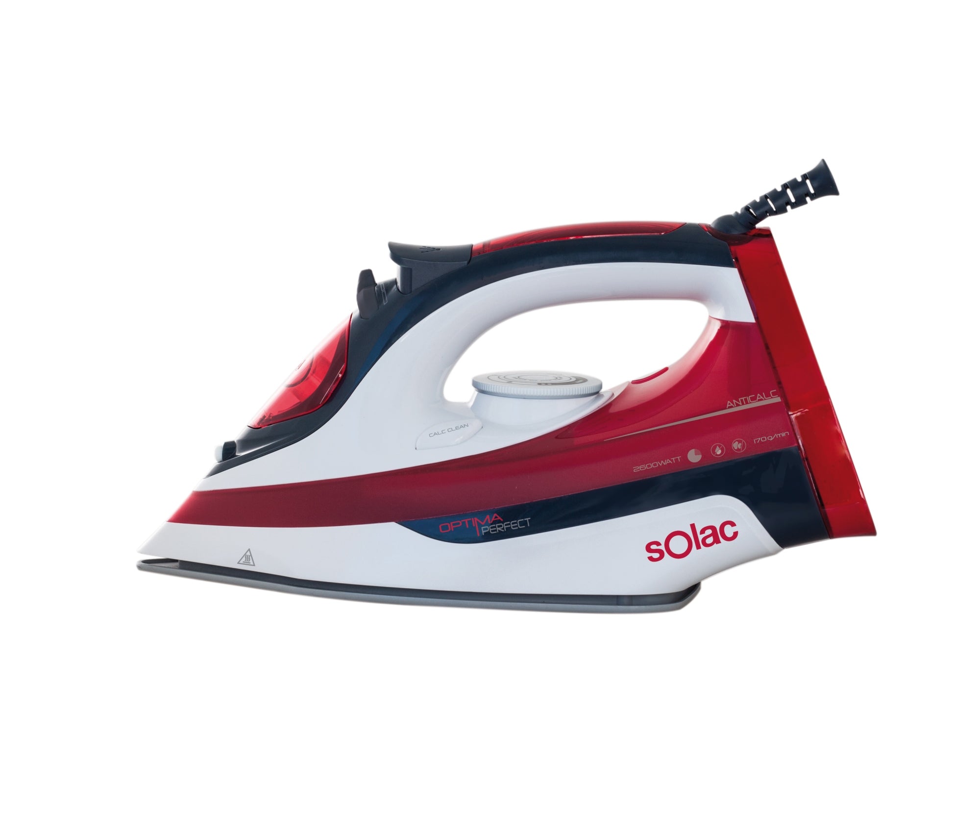 Ionic Expert 2200 Plancha vapor-seco Suela de cerámica 2600 W Rojo, Blanco