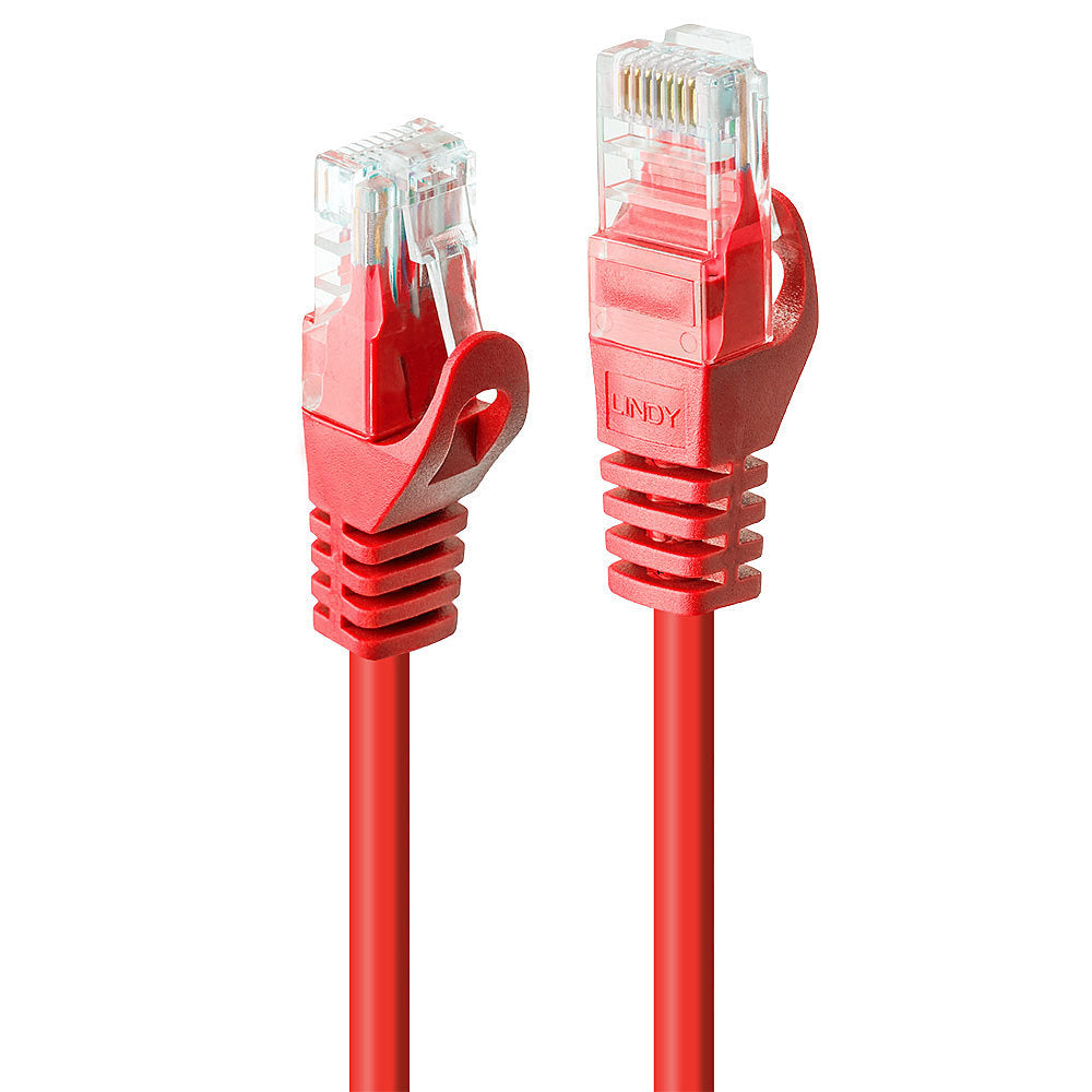 48181 cable de red Rojo 0,5 m Cat6 U/UTP (UTP)