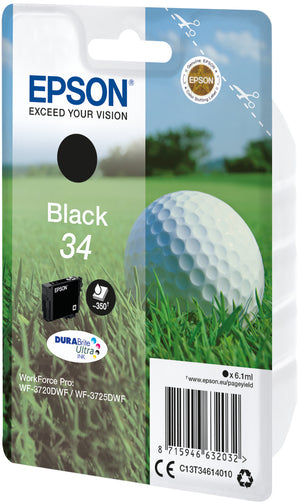 Golf ball Tinta negra 34 DURABrite Ultra Pelota de golf