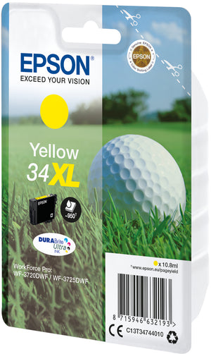 Golf ball Tinta amarilla 34XL DURABrite Ultra Pelota de golf