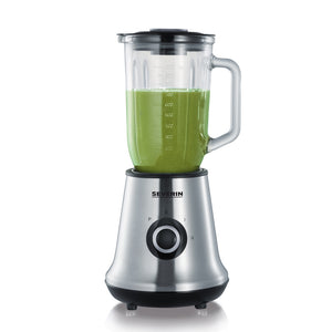 SM 3734 licuadora 1 L Batidora de vaso 500 W Negro, Acero inoxidable