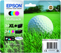 Golf ball Multipack 4-colours 34 XL Black/Std. CMY DURABrite Ultra Ink