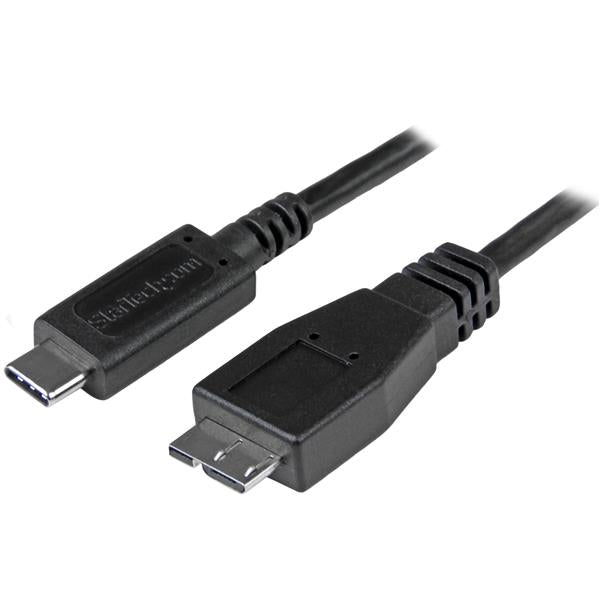Cable Adaptador de 50cm USB-C a Micro USB-B - USB 3.1 (10Gbps) USB Tipo C