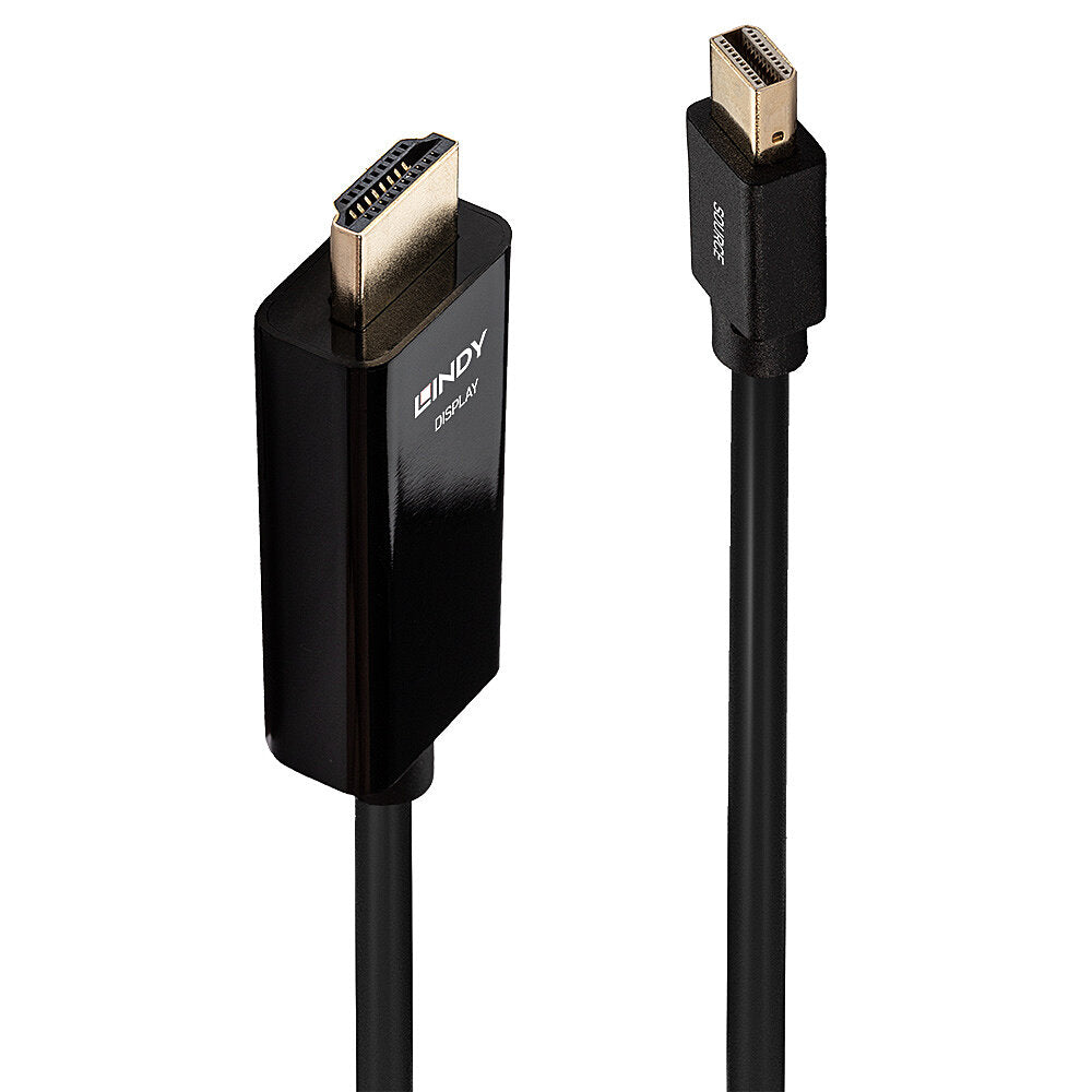 36926 adaptador de cable de vídeo 1 m HDMI tipo A (Estándar) Mini DisplayPort Negro