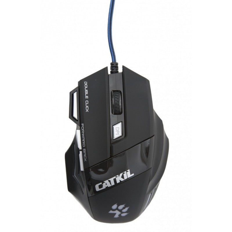 Alpha ratón Juego Ambidextro USB tipo A Óptico 2400 DPI