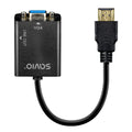 AK-76 adaptador de cable de vídeo Negro