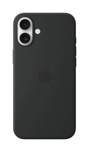Funda de silicona con MagSafe para el iPhone 16 Plus - Negro