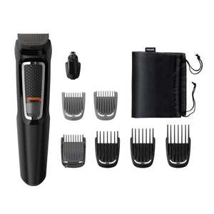 MULTIGROOM Series 3000 Cara y cabello 8 en 1 con 8 herramientas