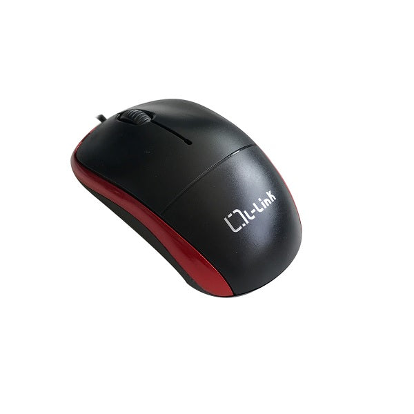 LL-2080-R ratón Oficina Ambidextro USB tipo A Óptico