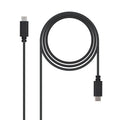 USB 2.0, 2m cable USB USB C Negro