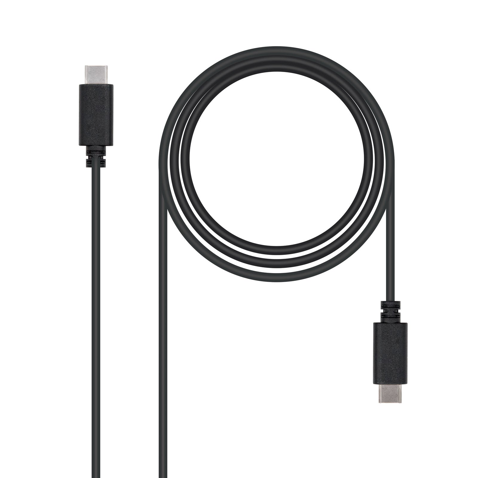 USB 2.0, 2m cable USB USB C Negro