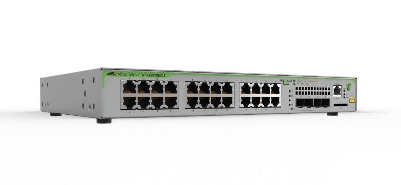AT-GS970M/18PS-50 Gestionado L3 Gigabit Ethernet (10/100/1000) 1U Gris
