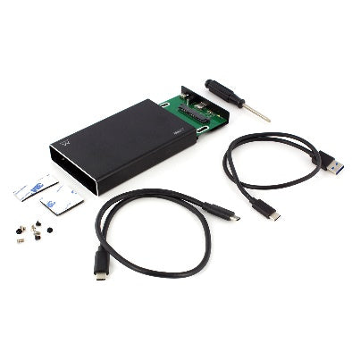 EW7070 caja para disco duro externo Carcasa de disco duro/SSD Negro 2.5"