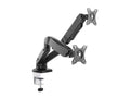 Soporte de sobremesa para dos monitores interactivos de 17"-32