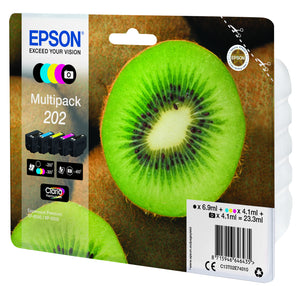 Kiwi Multipack 5-colours 202 Claria Premium Ink