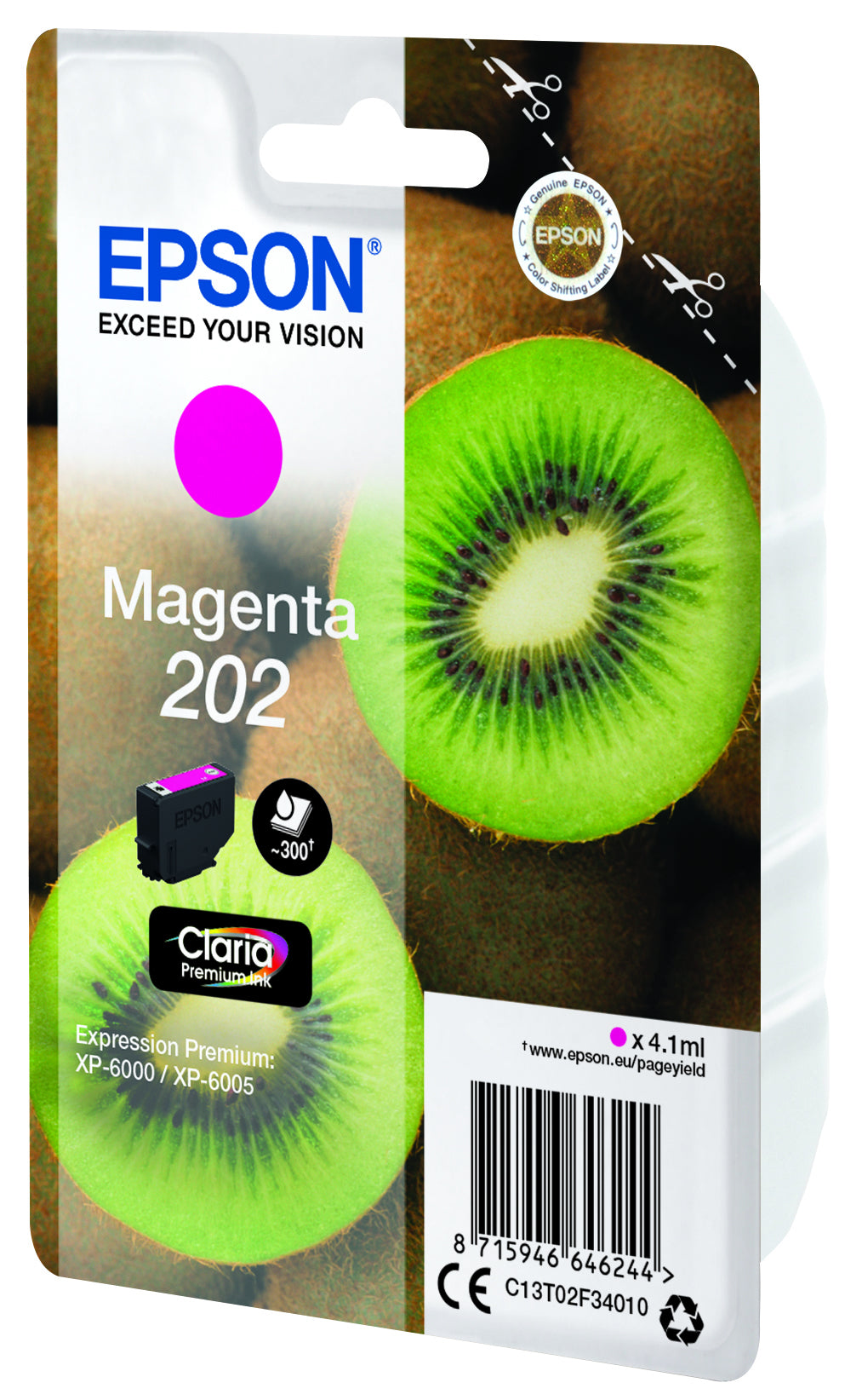 Kiwi Singlepack Magenta 202 Claria Premium Ink