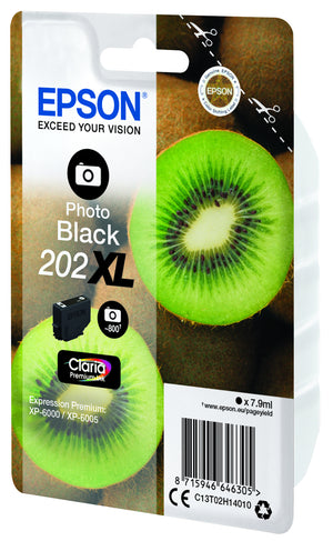 Kiwi Singlepack Photo Black 202XL Claria Premium Ink