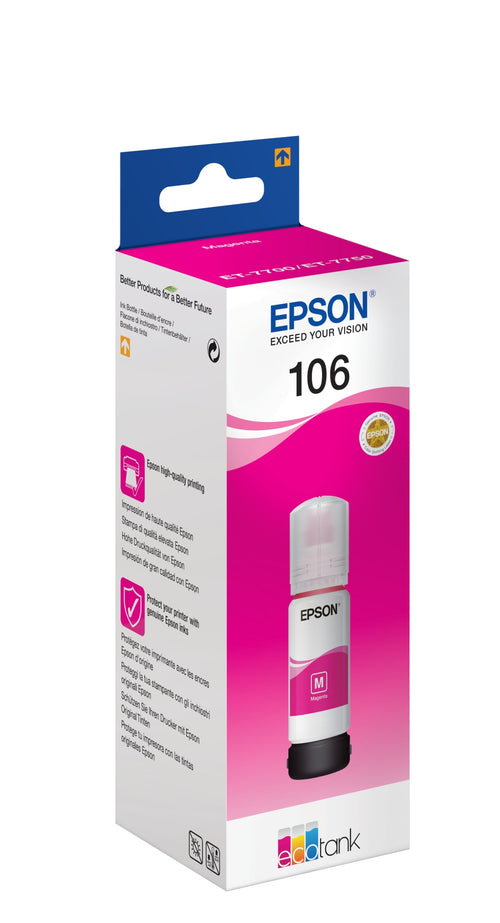 106 EcoTank Magenta ink bottle